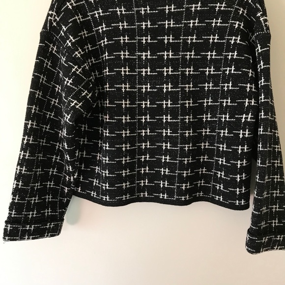 NWT Zara Metallic Sweater Jacket Cardigan with Jeweled Buttons - Picture 9 of 16